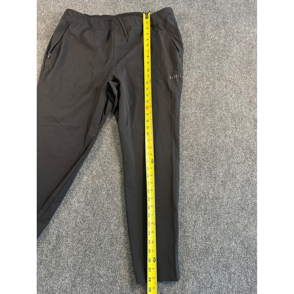 NOBULL Mens Lightweight Training Joggers‎ Black XL Ankle Zip Athletic Pants - Picture 10 of 12